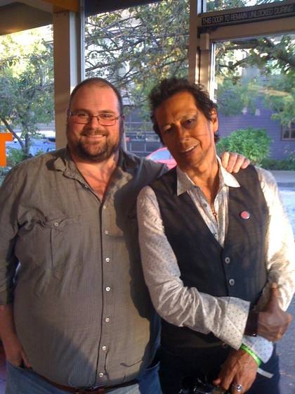 With another musician
