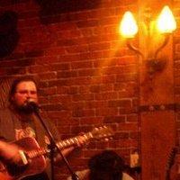 Nick playing live at a small venue
