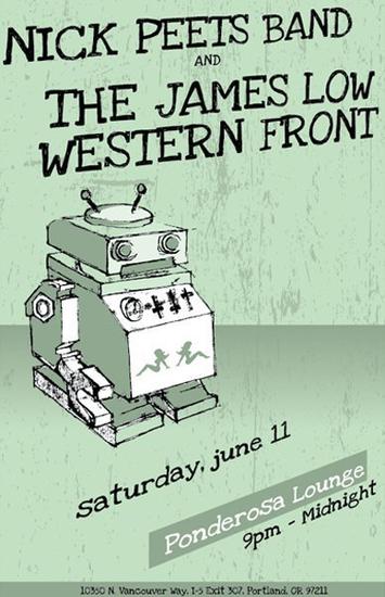 Nick Peets Band and James Low Western Front at Ponderosa Lounge